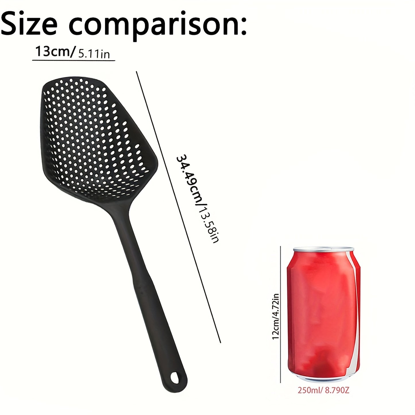 Durable Leak-Proof Plastic Filter Spoon