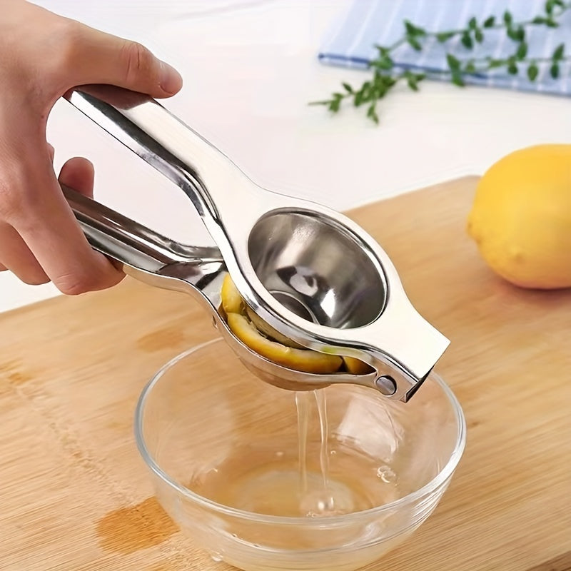 Stainless steel manual citrus juicer