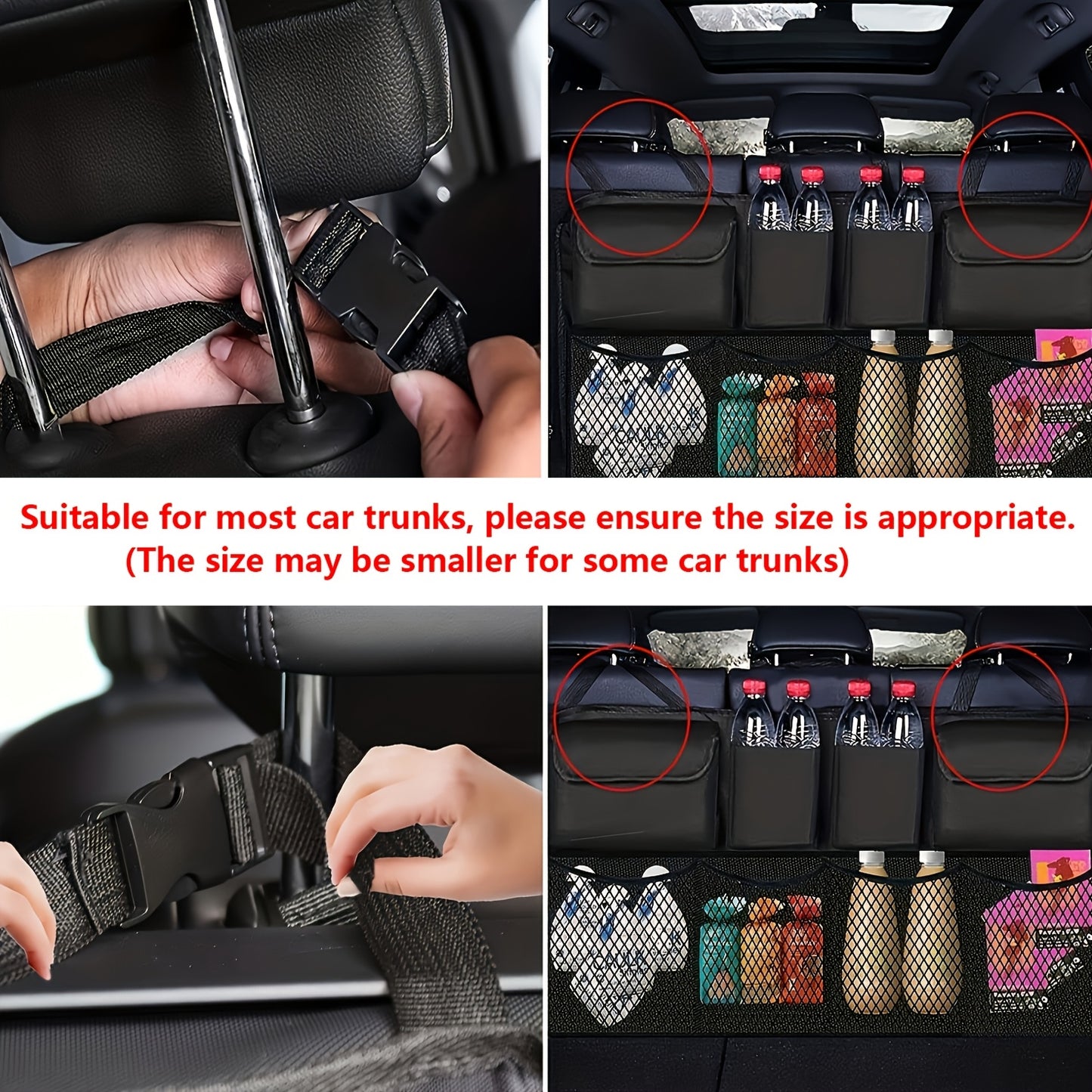 Large Storage Bags Car Trunk Hanging Storage Bag