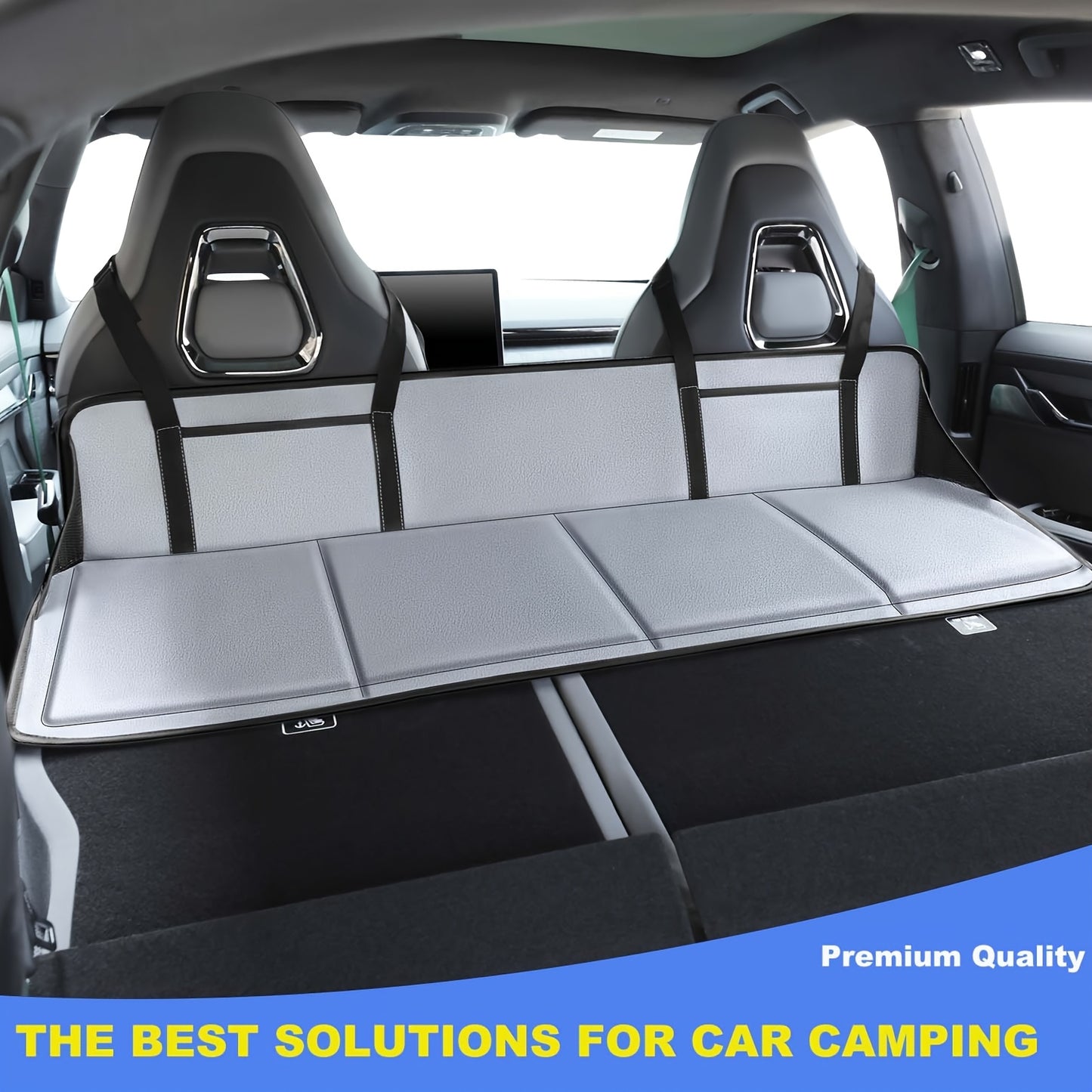 Heavy-Duty Car Back Seat Mattress Extension Plate - SUV Mattress Pad