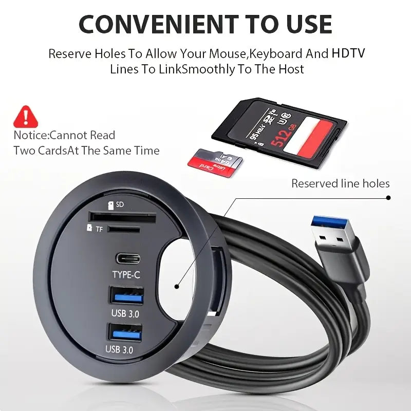 USB 3.0 Hub Multi-Port Expander