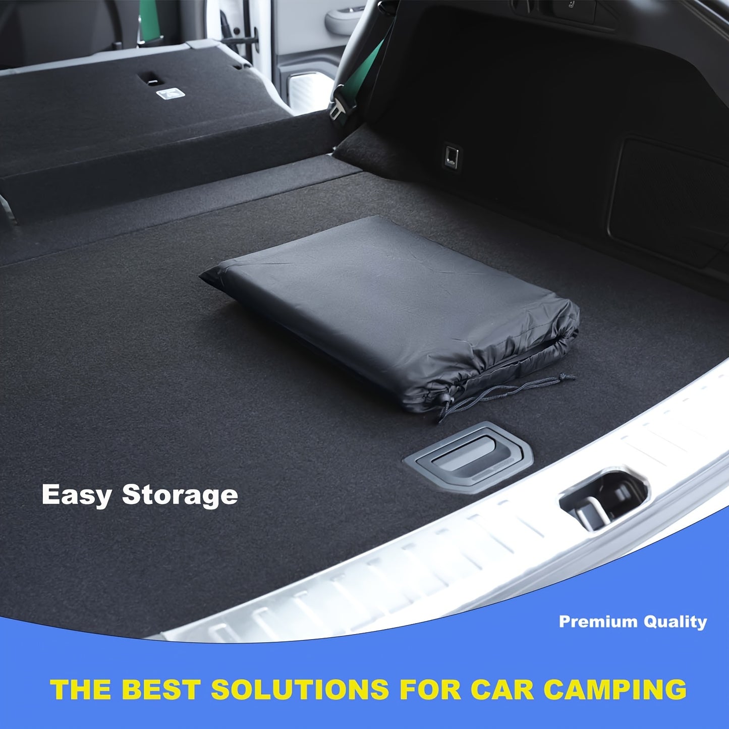 Heavy-Duty Car Back Seat Mattress Extension Plate - SUV Mattress Pad