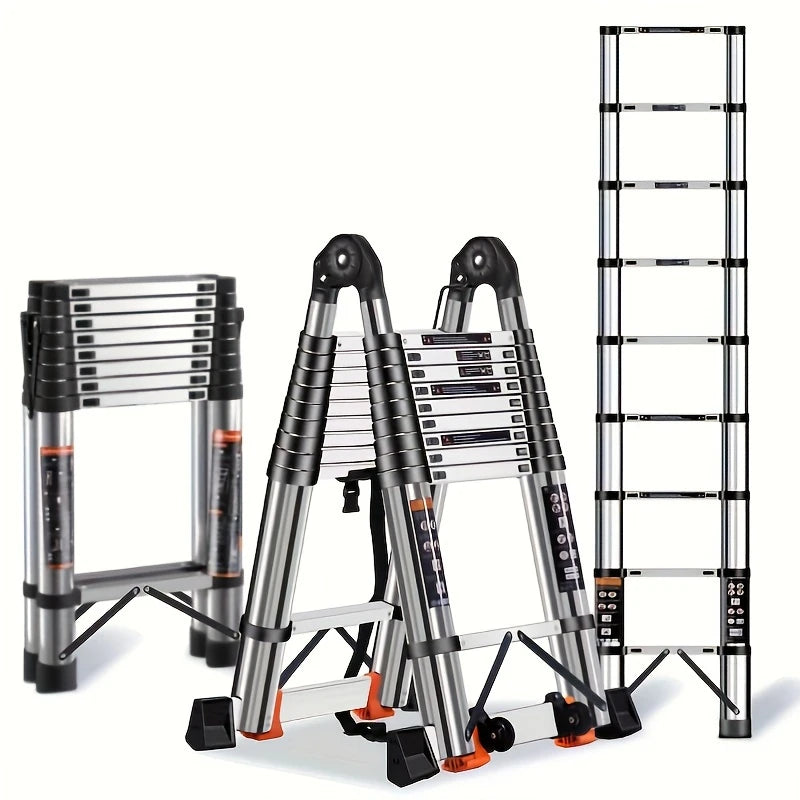 Stainless Steel Telescopic Ladder