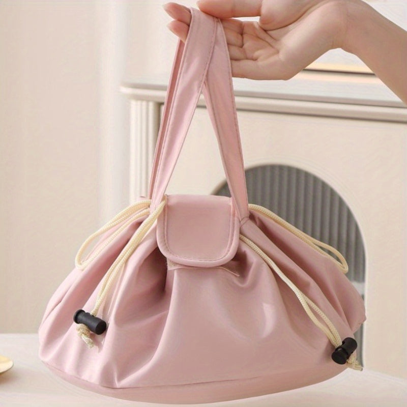 1pc Luxury Cosmetic Bag - Large Capacity, Portable Travel Organizer