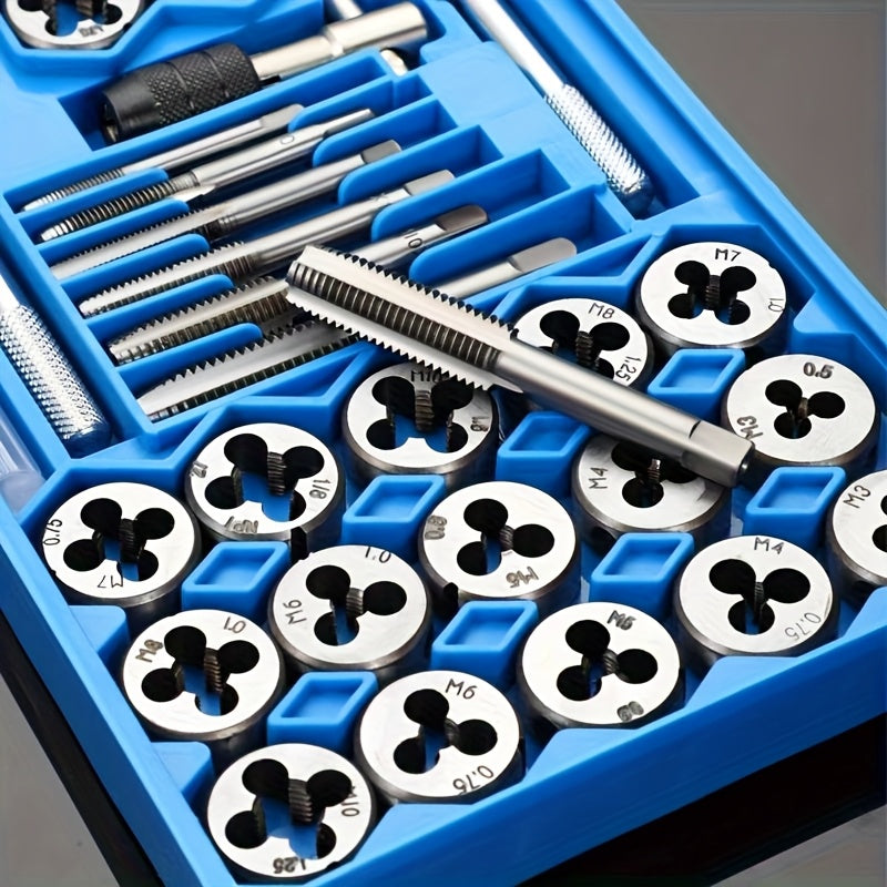 40pcs M3-M12 Multifunctional Tap and Die Set