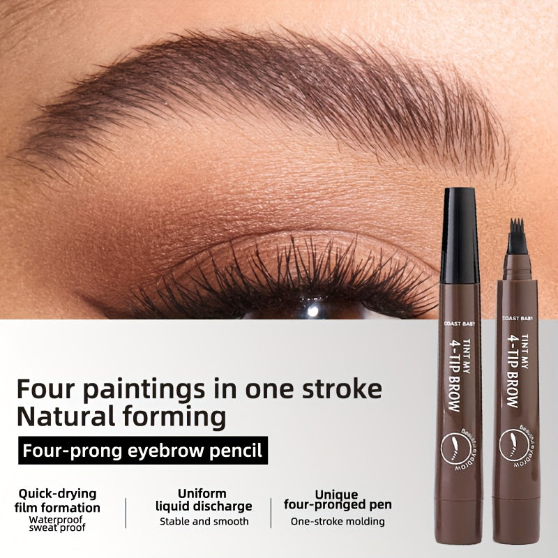 3pcs Four-pronged Eyebrow Pencil for Beginners Can Easily Get on It