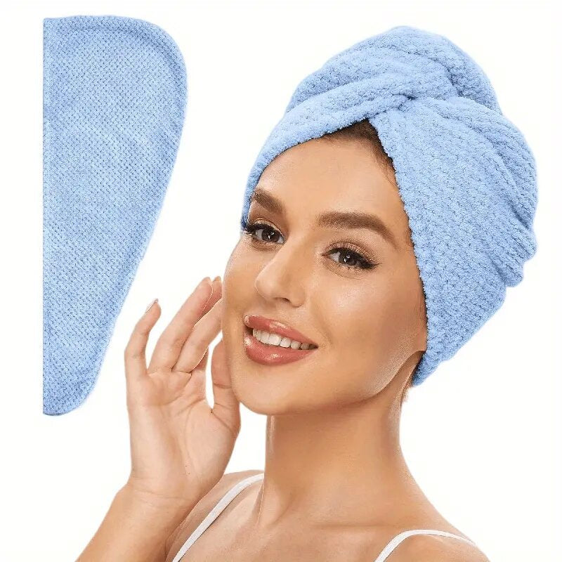 Super absorbent curly hair towel