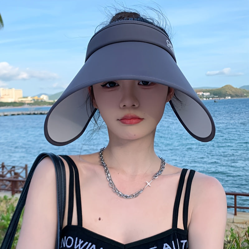 Women's Summer Wide Brim Topless Hat