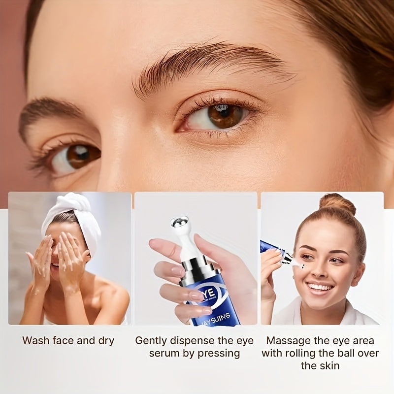 Two Packs of Peptide Moisturizing Eye Cream Roller