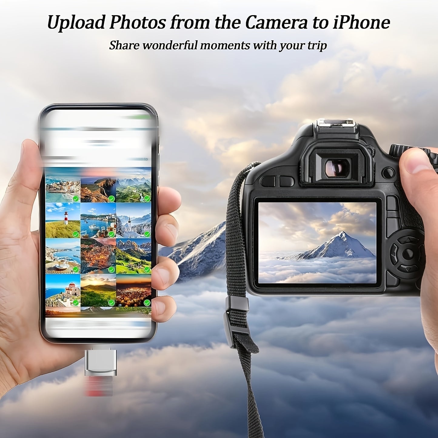 iPhone/IPad Micro SD Card Reader Converter