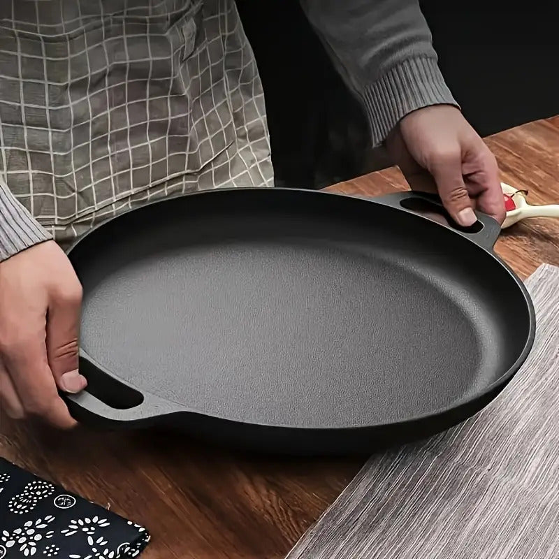 3pcs Multi-Function Non-Stick Cast Iron Griddle Skillet