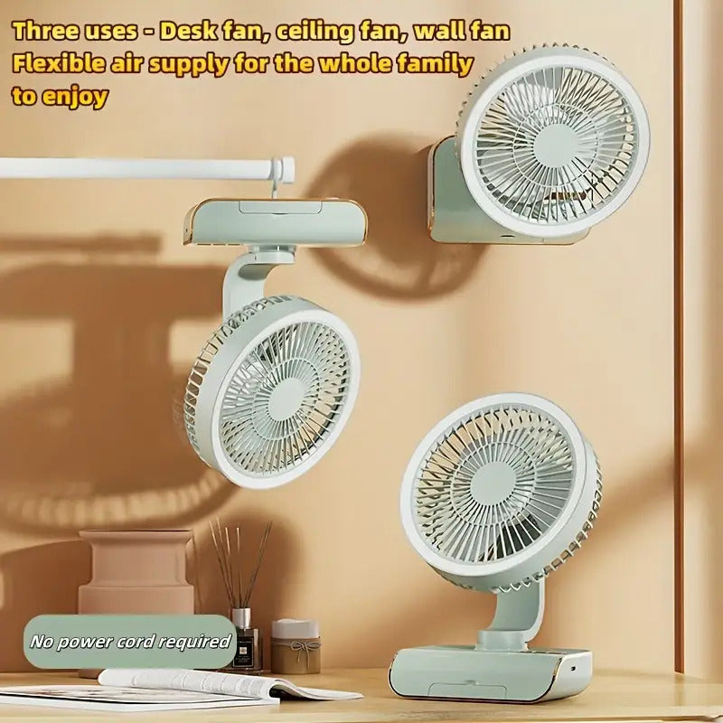 4000mAh 5-Speed Rechargeable Portable Fan
