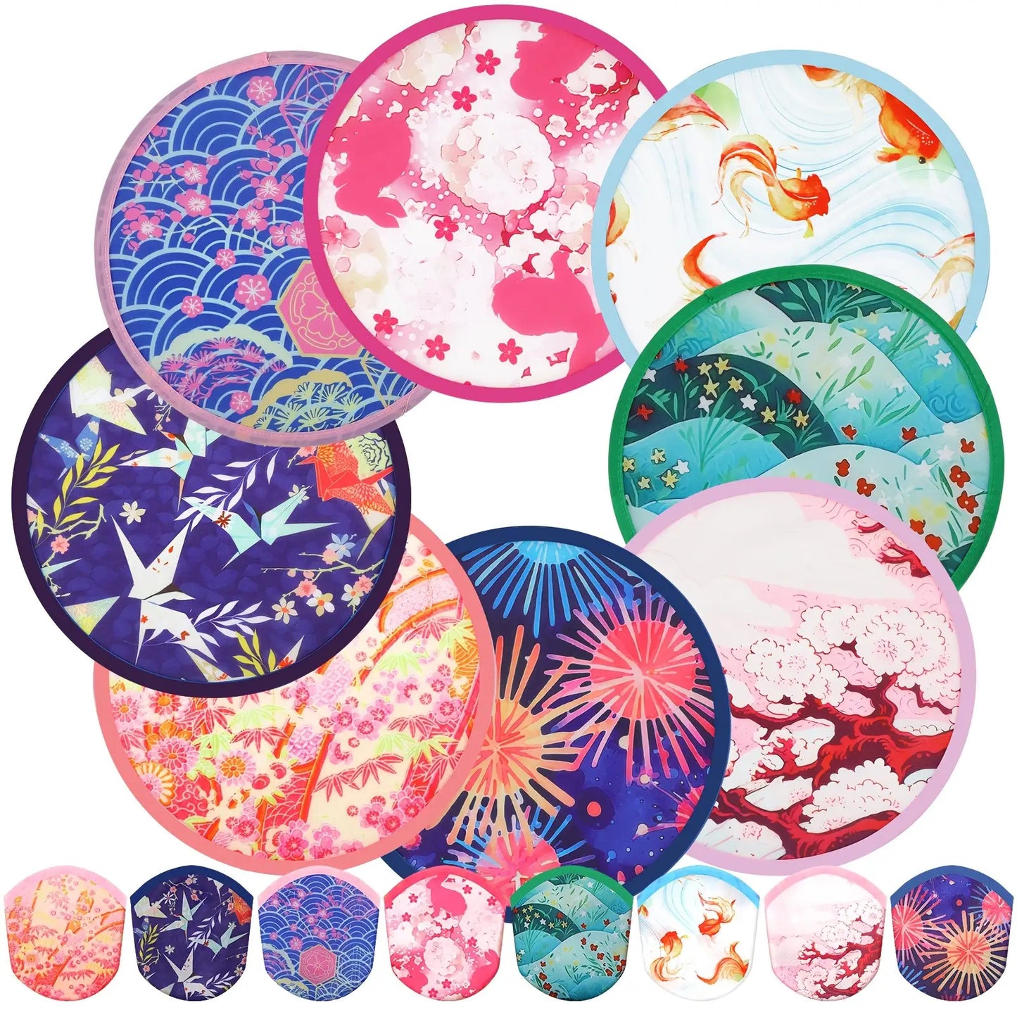 24-Pack Foldable Handheld Fans