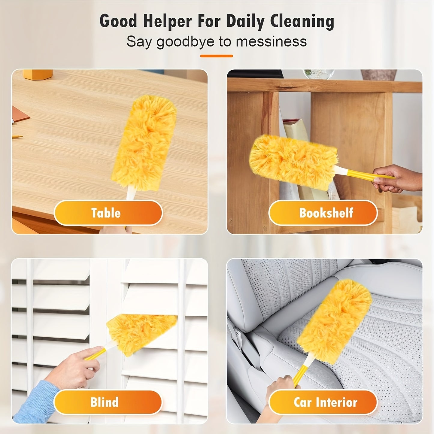 360 Duster Refills Compatible with Various Duster Handle