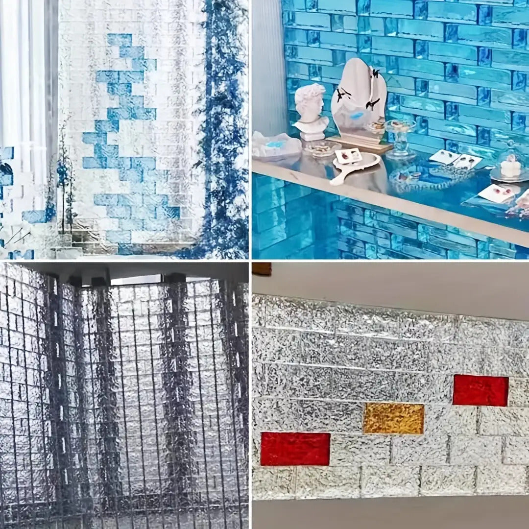 3pcs Acrylic Hollow Wall Decor Blocks