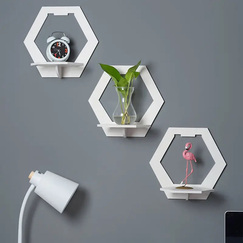Space-Saving Wall-Mounted Storage Rack