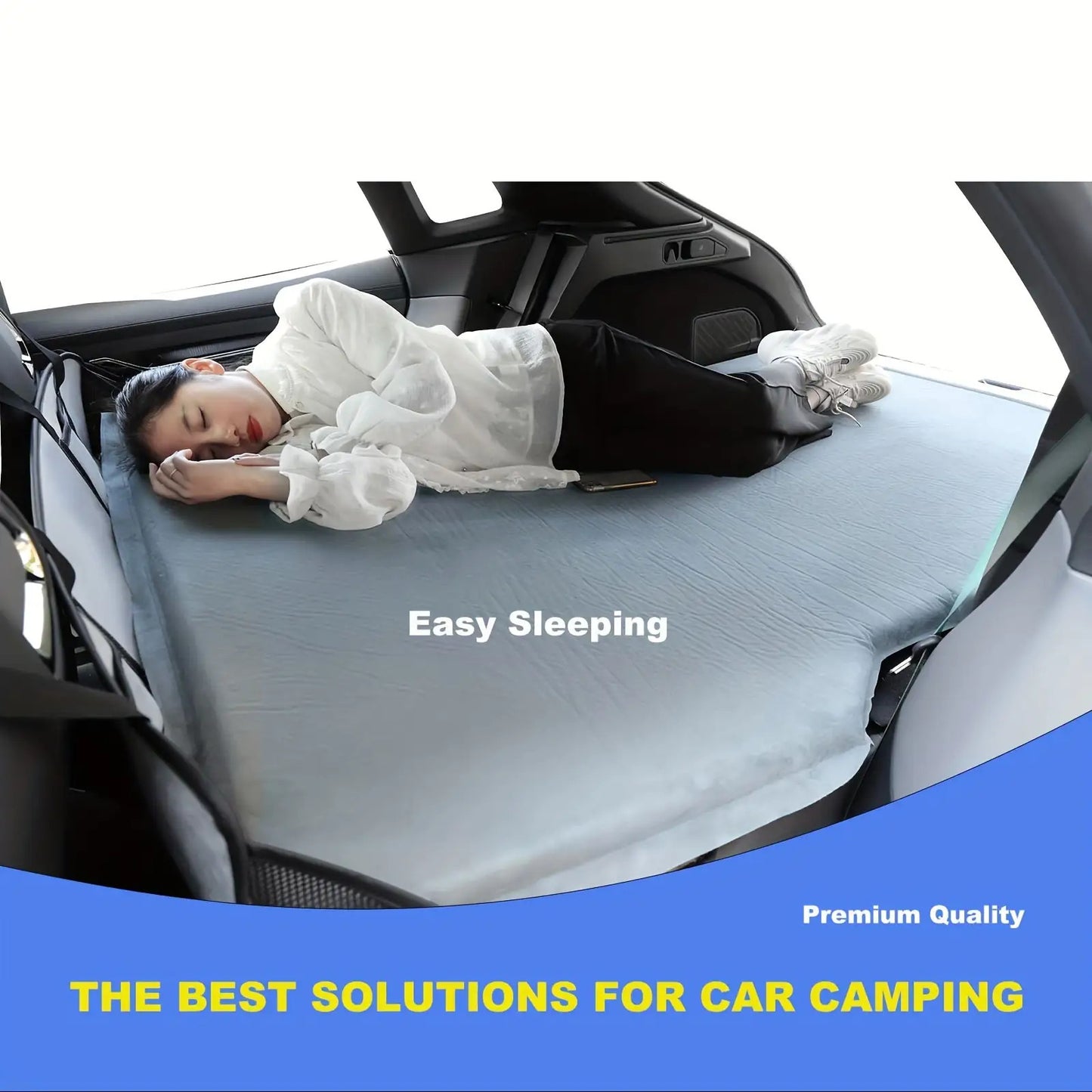 Heavy-Duty Car Back Seat Mattress Extension Plate - SUV Mattress Pad