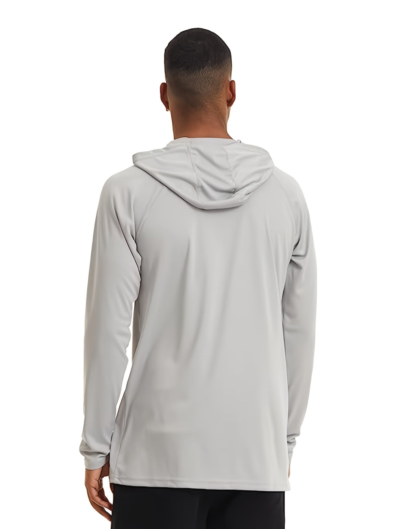 5pcs Men'S Quick-Dry Hooded Shirts
