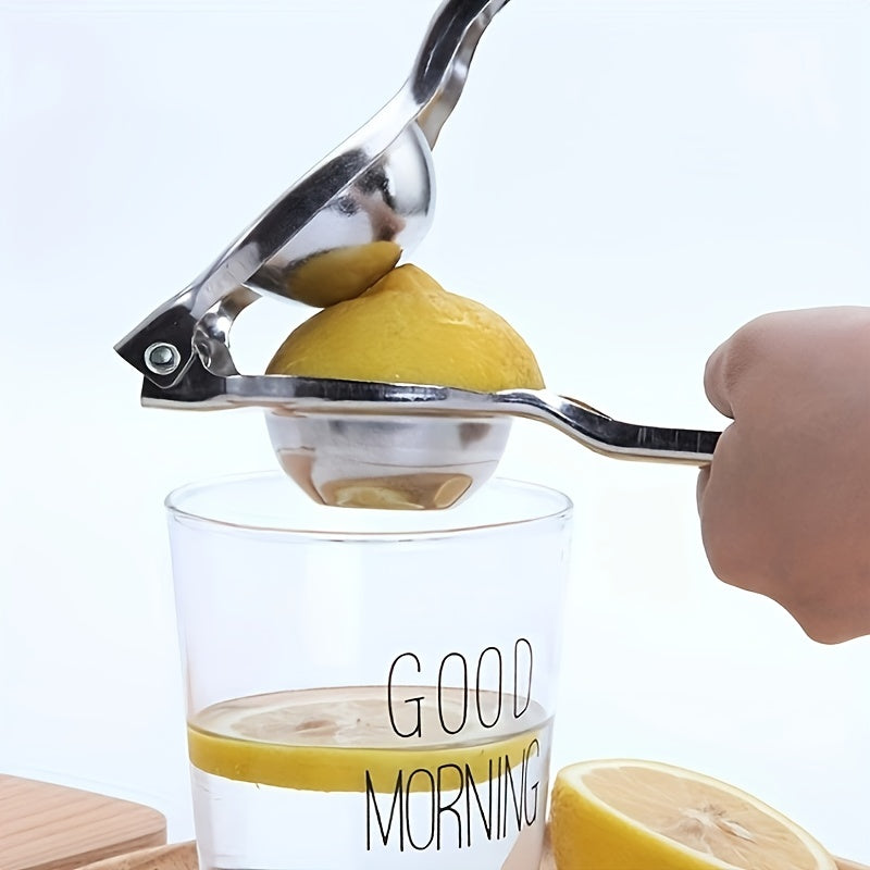 Stainless steel manual citrus juicer