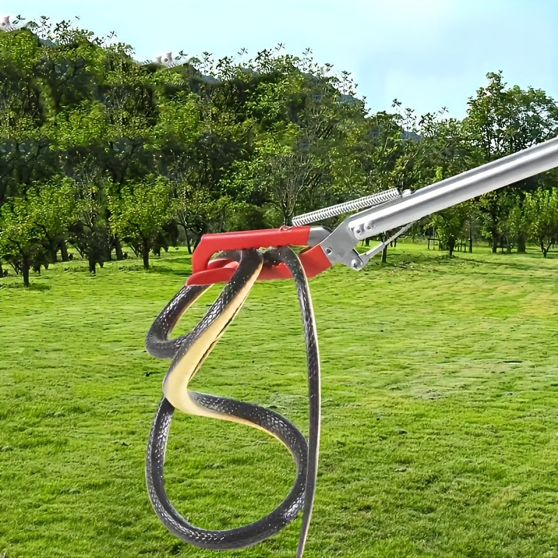 1 Heavy-Duty Stainless Steel Snake Pliers with Locking Mechanism