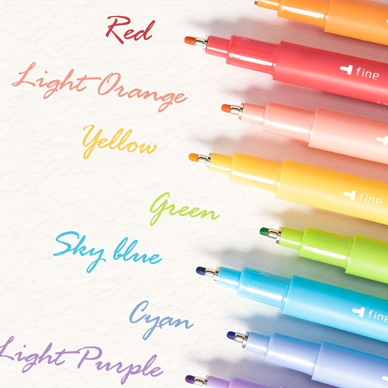 1 Set Of 12 Colorful Syringe Drawing Pens