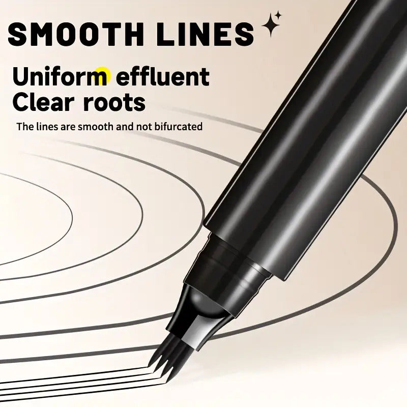 3pcs Four-pronged Eyebrow Pencil for Beginners Can Easily Get on It