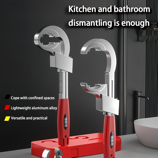 Multifunctional Bathroom Wrench Set Adjustable Pipe Wrench