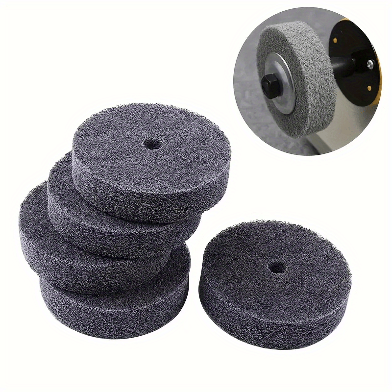 6 3-inch fiber polishing wheels