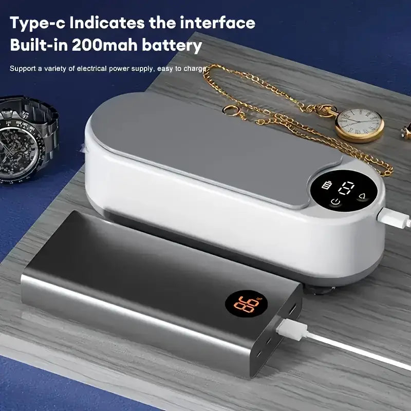 USB Rechargeable Ultrasonic Cleaner