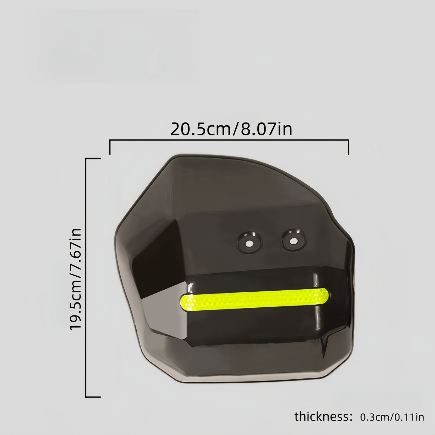 2pcs Universal Electric Bike Handlebar Wind Deflector with Strong Bearing