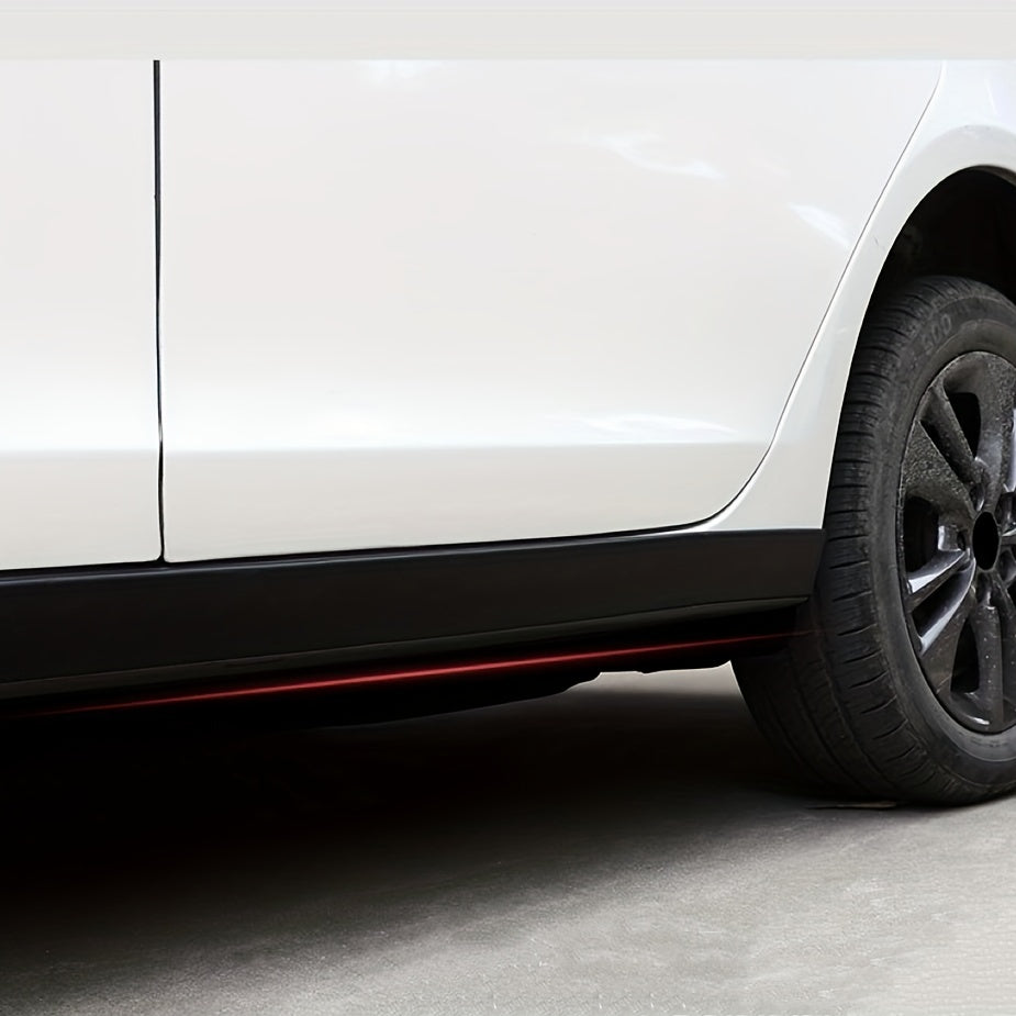 Universal Fit Rubber Car Side Guards - Anti-Scratch & Impact Protection