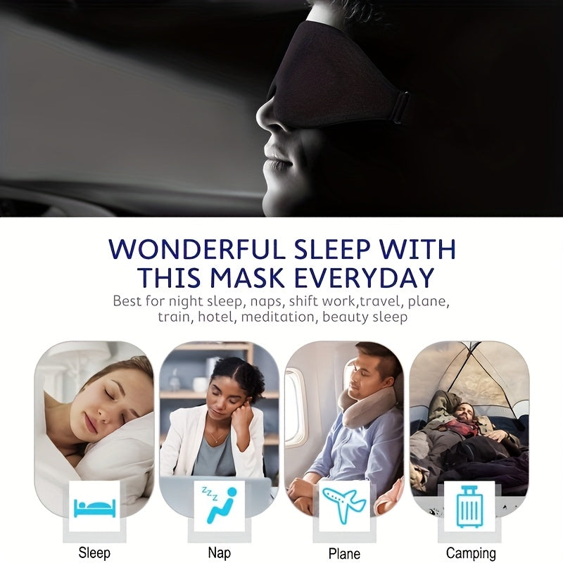 Soft 3D Contour Cup Sleep Mask