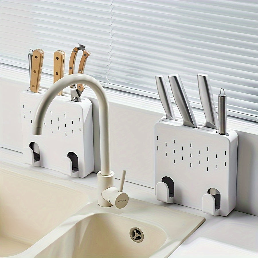 2pcs Wall-Mounted Knife Holder
