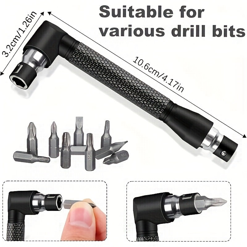 6pcs Right Angle Drill Attachment Set