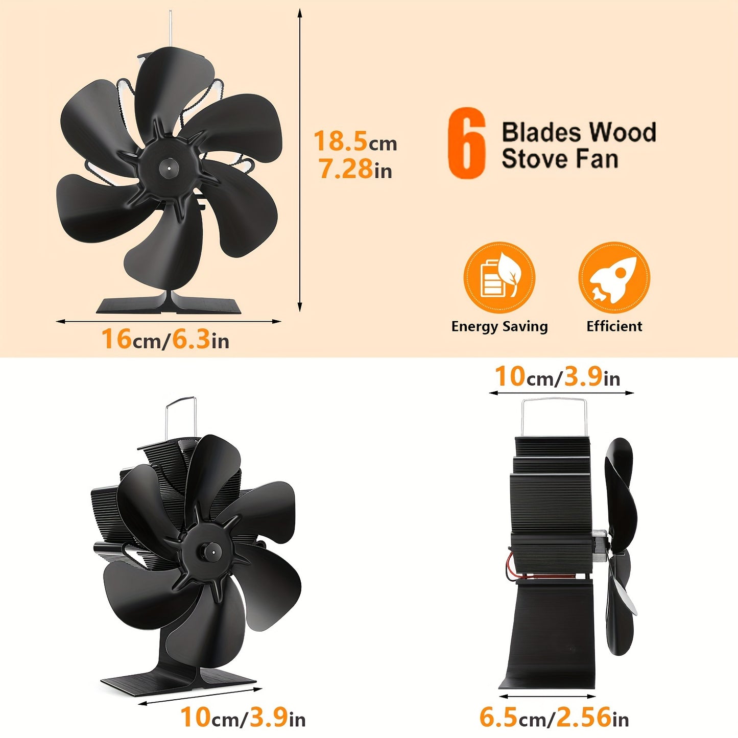 Fireplace fan