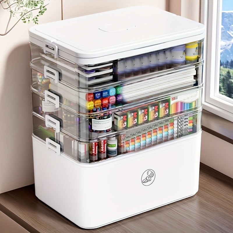 Large Capacity Multi-layer Classification Durable Portable Storage Box