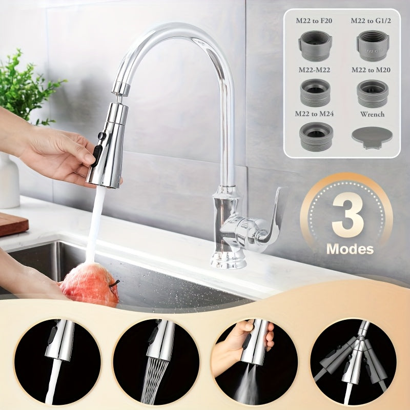 2pcs kitchen multi-purpose faucet accessories extension aerator