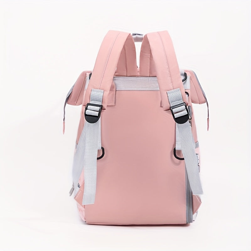 Spacious Cute Cartoon Prints Backpack