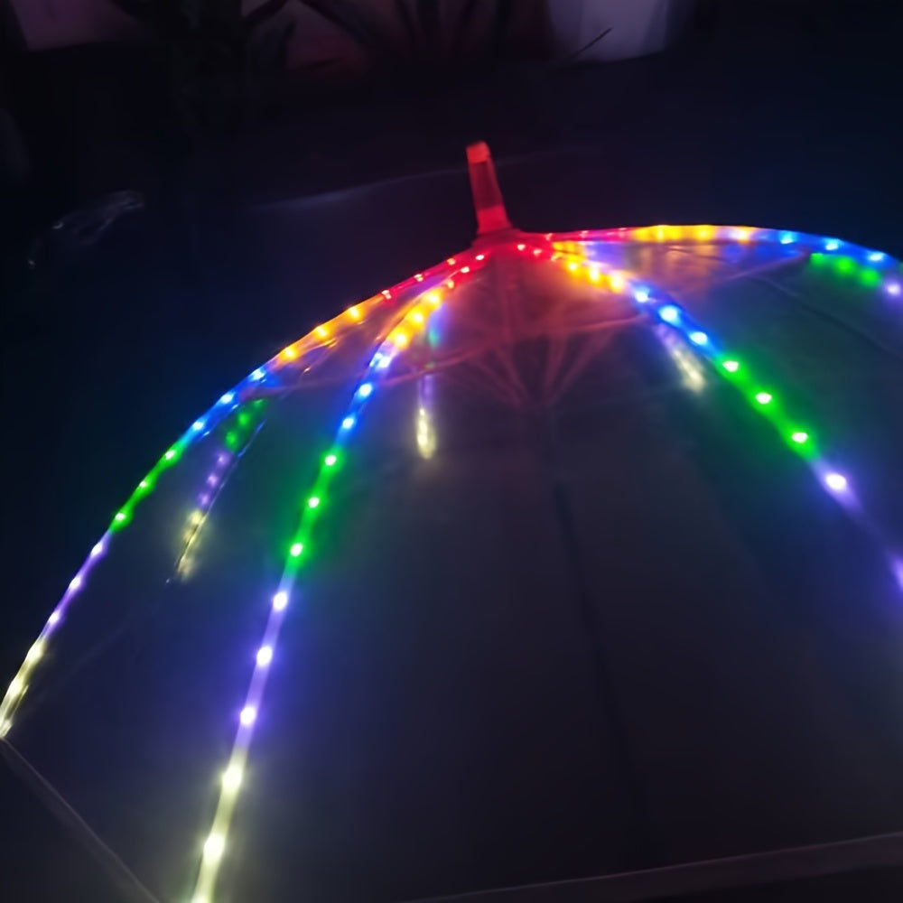Creative LED Umbrella with Multi-Color, Multiple Modes