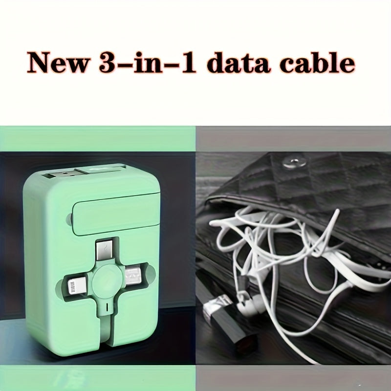 2pcs Multi-Color Telescopic Stand Cube Data Cable