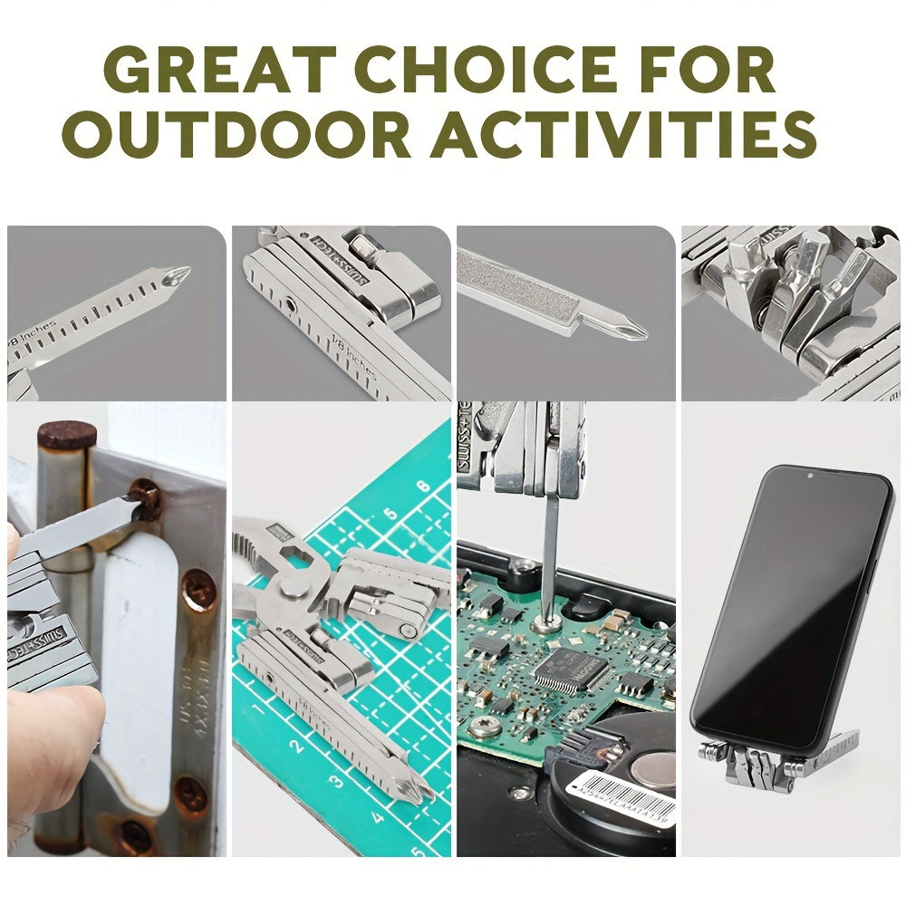 1pc 22-in-1 Stainless Steel Multi-Tool
