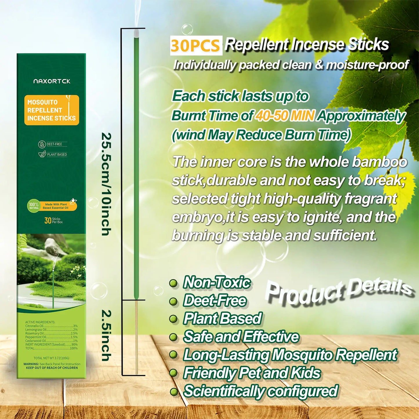 Mosquito Repellent Incense Sticks
