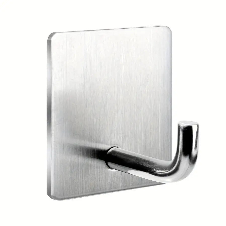 20pcs-Heavy-Duty Stainless Steel Adhesive Hooks
