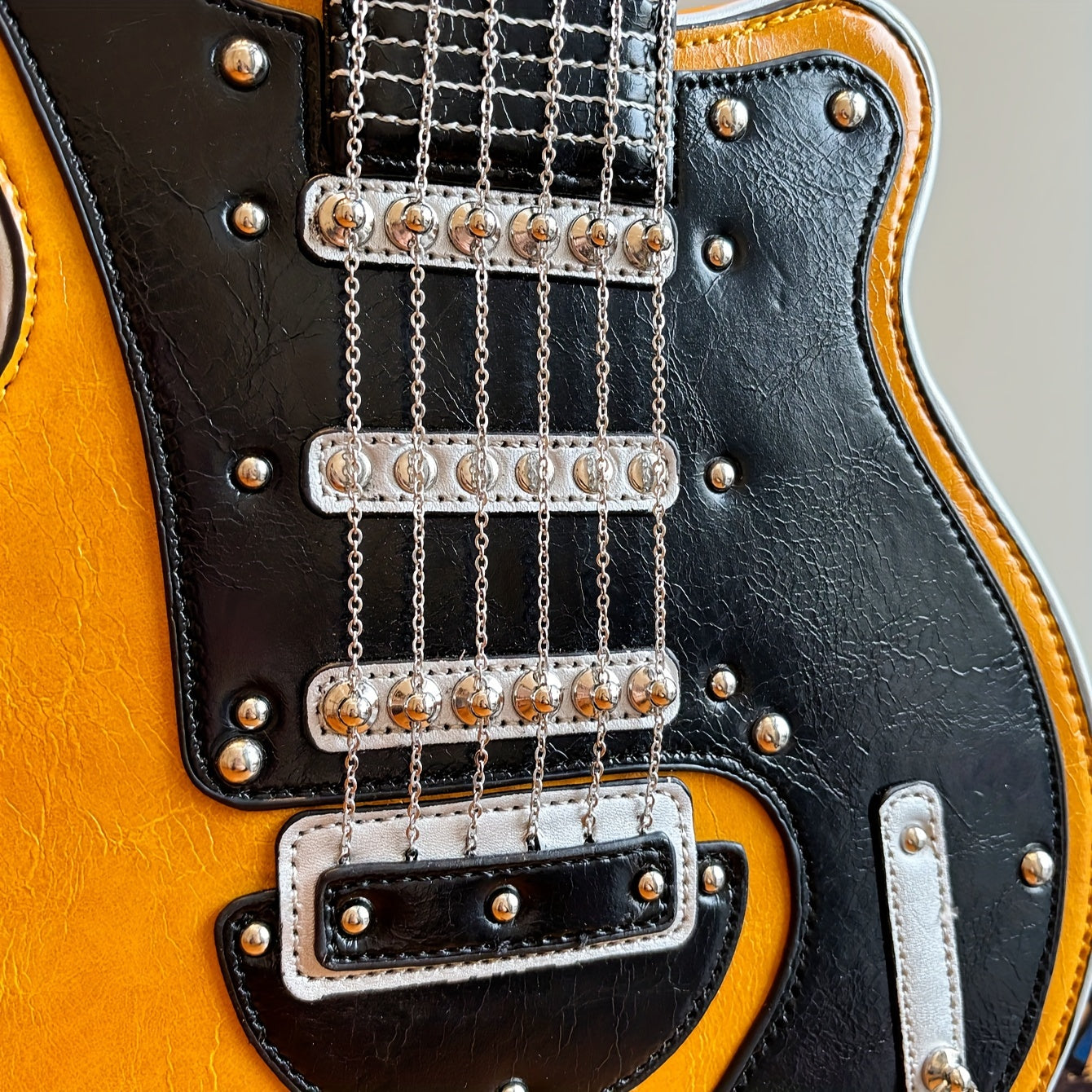 Trendy Y2K Style Guitar-Shaped Crossbody Bag
