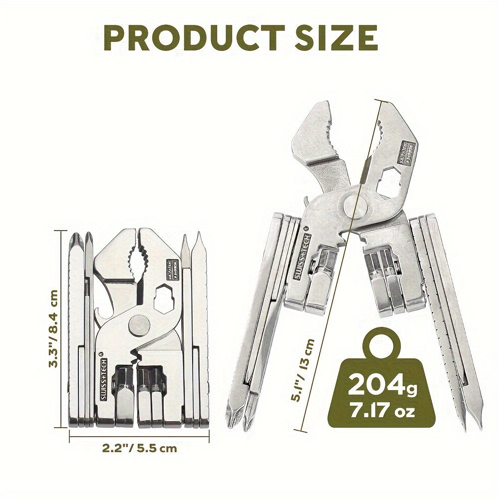 1pc 22-in-1 Stainless Steel Multi-Tool