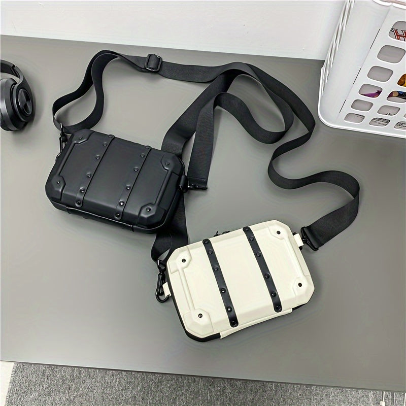 Trendy Simple Square Sling Bag For Men Women