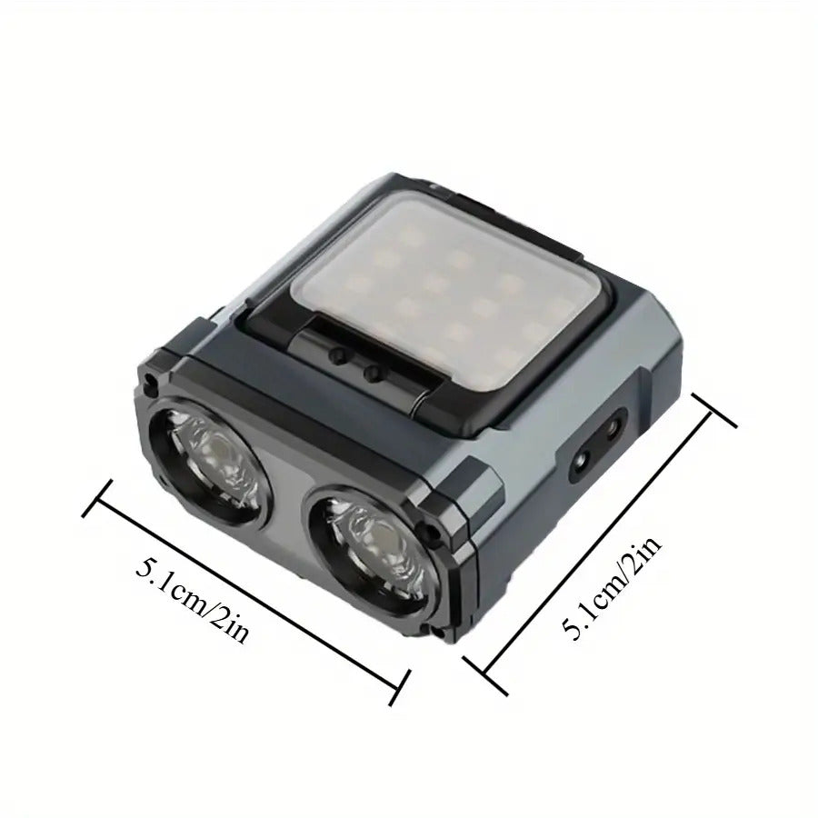2pcs Hat Clip Light LED Sensor Headlamp