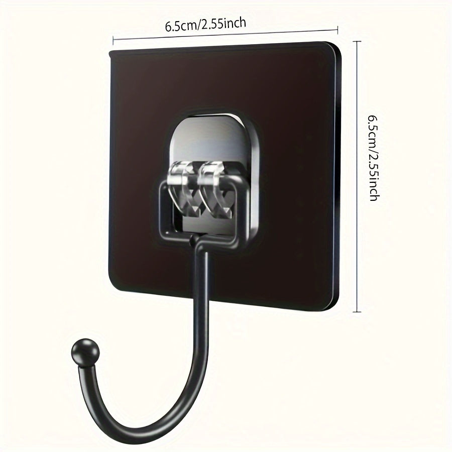 60pcs Heavy-Duty Adhesive Hooks