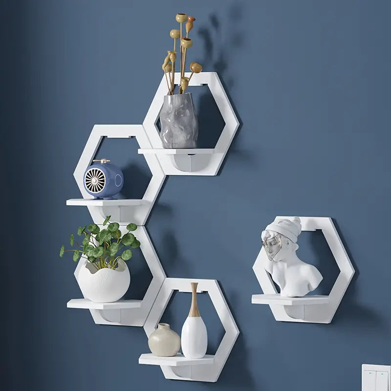 Space-Saving Wall-Mounted Storage Rack
