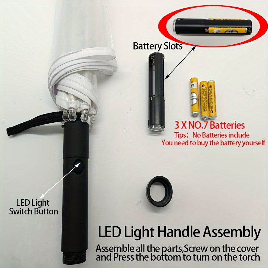 Creative LED Umbrella with Multi-Color, Multiple Modes